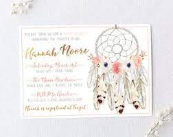 Boho Baby Shower Invitation Girl Printable By Designanddonuts Boho Baby Shower Invitations Gold Baby Showers Baby Shower Invites For Girl