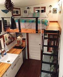 45 Tiny House Design Ideas To Inspire You In 2020 Small House Interior Tiny House Loft Tiny House Interior Design