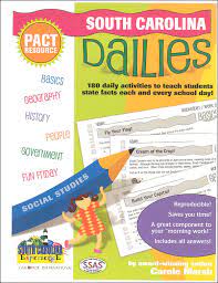 South carolina was named to honor king charles i of england. South Carolina Dailies 180 Daily Activities For Kids Gallopade International 9780635062895