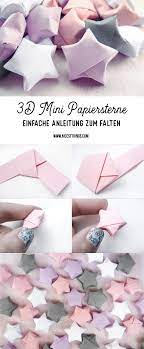 Ideal als weihnachtsdeko, christbaumschmuck uvm. Diy 3d Papiersterne Falten Anleitung Fur Origami Sterne Nicest Things