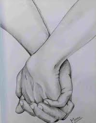 Love meaningful hold hand drawing. Orasnap Easy Holding Hands Love Couple Drawing
