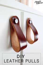 Diy Leather Pulls Knutselspullen Meubelprojecten Meubels Opknappen