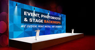 Create a stunning photo backdrop for weddings, proms, and other special events, use as a wall covering for draping plain walls, dress up. Stage Backdrops Singapore Custom Design Print Install Dismantle