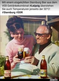 Mit Einem Eisgekuhlten Sternburg Bier Aus Dem Bier Burg Sterne