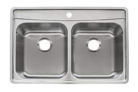 It is made with 16 or 18 gauge stainless steel. Franke Evolution Stainless Steel 34 L X 23 W Double Basin Drop In Kitchen Sink Wayfair