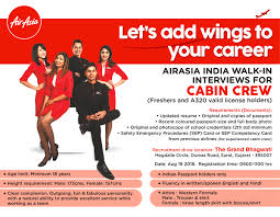 Not only is the starting pay of a flight attendant high, but they also get to go on a shopping spree on overseas products going at a. Airasia India Announces Recruitment Drive For Cabin Crew In Surat Airasia Newsroom