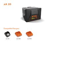 100 lithium amp hours reserve capacity. Ak 20 Lithium Ion Battery Rechargeable Battery Stihl Usa
