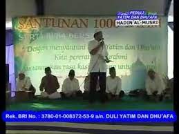 Maybe you would like to learn more about one of these? Sambutan Panitia Santunan 1000 Anak Yatim 2011 Hadin Al Musri Youtube