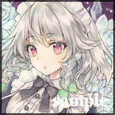 半額 東方 十六夜咲夜 手描きイラスト ad-naturam.fr