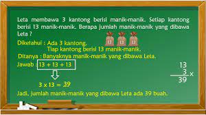 Check spelling or type a new query. Soal Cerita Perkalian Dan Pembagian Kelas 3 Sd Part 1 Youtube