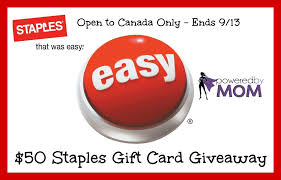 We did not find results for: 50 Staples Gift Card Back To School Giveaway Powered By Mom