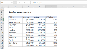 We did not find results for: Excel Formula Calculate Percent Variance Exceljet