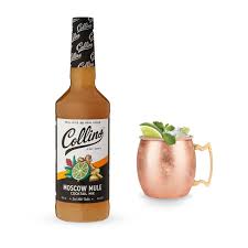 Amazon.com: Collins Moscow Mule Mix | Made With Lime Juice and Real Sugar  With Natural Flavors | Classic Cocktail Recipe Ingredient, 32 fl oz :  Everything Else