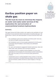 It describes one side of an arguable viewpoint. Eureau Resources Position Papers