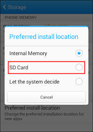 Not all phones or apps will allow this through the ui so if you don't see. Google Play How To Change Download Location