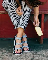 Summer Mood Very Chill Teva Sandals Outfit Hiking Outfit Derby Shoes Women