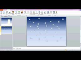 When you are happy with the card, go to the create tab. How To Make An Animated Christmas Card On Powerpoint 2010 Moving Snow Youtube