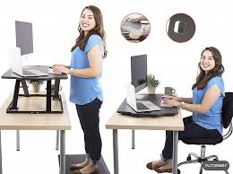 Er sorgt für genug bewegung bei der arbeit und fördert eine ergonomische körperhaltung. Putorsen Hohenverstellbarer Schreibtischaufsatz