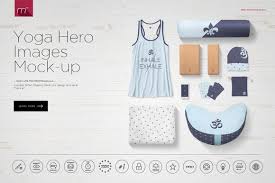 Yoga Hero Image Mock Up Branding Photos Mocking Branding Mockups