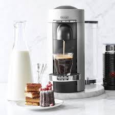 Brew different single serve coffee cup sizes at the touch of a button depending on your. Nespresso Vertuoplus Deluxe Coffee Maker Espresso Machine Williams Sonoma