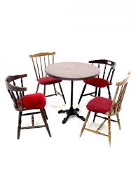 The look and feel of pub furniture is understated but adds a classy, chic vibe to any interior decor. Bistro Style Table Pub Chairs Set Event Prop Hire