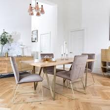 Graceful and handsome at the same time. Taupe Velvet Upholstered Empire Dining Chair Dining Room Chairs