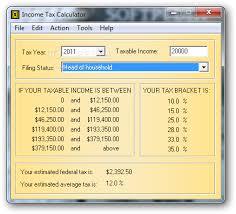 download income tax calculator 1 6