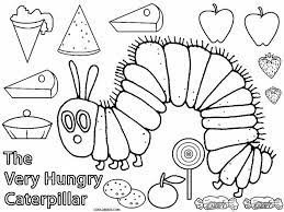Each printable highlights a word that starts. 20 Free Printable The Very Hungry Caterpillar Coloring Pages Everfreecoloring Com