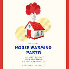 Sample of housewarming invitation cards rome fontanacountryinn com. Free Custom Printable Housewarming Invitation Templates Canva