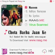 Chota Bacha Jaan Ke Humko Song Download Na koi hum ko roke na toke koi humko badhane hain aage kadam baat rahegi ab hoke koi beeda uthate hain aaj ye hum ye naam payenge ajab lehar hai (break ke baad) lyrics, translation. chota bacha jaan ke humko song download