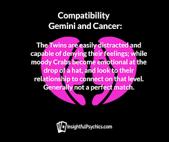 Gemini will find cancer's warmth and sincerity intriguing. Cancer Compatibility With Gemini Cancerwalls