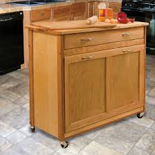 Kitchen island cart with butcher block. Millwood Pines Triche 38 Kitchen Cart With Butcher Block Top And Locking Wheels Wayfair