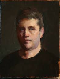 Alan Ammann Self Portrait 8x10 oil