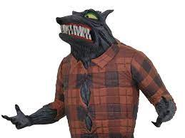 Wolfman is a citizen of halloween town in the film the nightmare before christmas. Nightmare Before Christmas Wolfman Bust