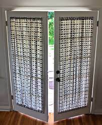 Diy French Door Curtain Panel Tutorial Door Curtains Diy French Door Curtain Panels Diy French Doors