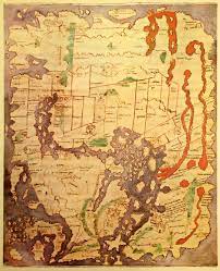 World Map 11th Century Description Cotton Of Anglo Saxon World Map C 1040 Appears In A Copy Of A Cl Ancient World Maps Early World Maps World Map Poster