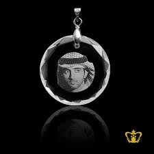 Sheikh hamdan held the post of minister of finance since his appointment in the first cabinet in 1971 upon uae's formation by the late ruler, sheikh zayed al nahyan. Buy Sheikh Hamdan Bin Mohammed Bin Rashid Al Maktoum 2d Photo Laser Engraved In Crystal Pendant Souvenir Gift In Dubai Abu Dhabi Uae Crystalgallery Com