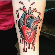 Anatomical Heart Tattoo Traditional Tattoo Heart Tattoo