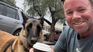 Army veteran walking around Australia for charity reported to police over  assistance dog