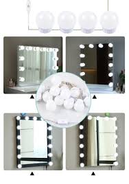 Cheap vanity lights, buy quality lights & lighting directly from china suppliers:10 led bulb vanity makeup mirror light 110v 220v led vanity mirror lamp kit hollywood style adjustable brightness dresser lamp enjoy free shipping worldwide! Led 6 10 14bulbs 12v Makeup Mirror Light Bulb Hollywood Vanity Lights Stepless Dimmable Usb Wall Lamp Kit For Dressing Table China Led Mirror Lights Mirror Lights Made In China Com