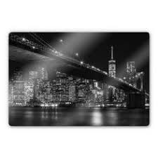 Glasbild New York Bei Nacht Wall Art De In 2020 New York Glasbilder York