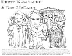 *as an interesting side note, my husband's name is also tim foley. Dorf On Law Ninth In A Series Adult Coloring Book The Lawyers Of Trump Russia Feat Brett Kavanaugh And Don Mcgahn