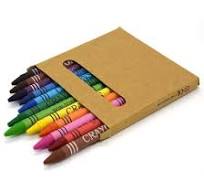 [Hot Item] Non-Toxic Stationery Safety Colorful Round Shape Silky Wax  Crayon in Paper Box