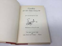 Cynthia of Bee Tree Hollow by Genevieve Fox, Forrest W Orr VG HC 1948
