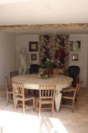 large 20th cent round dining table