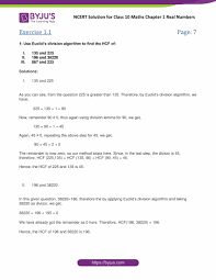 Ncert Solutions Class 10 Maths Chapter 1 Real Numbers