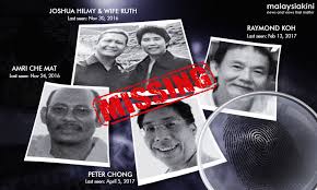 The wife of missing activist amri che mat , norhayati mohd ariffin, claims that a police officer told her that special branch officers from bukit aman abducted her husband without the knowledge of perlis police. Malaysiakini Apa Motif Kehilangan 5 Individu