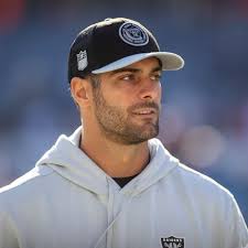 Injured Raiders Quarterback 10 Jimmy Garoppolo Editorial Stock Photo