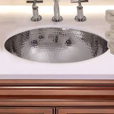 Nantucket Sinks Polished Stainless Steel Circular Undermount Bathroom Sink With Overflow Wayfair Undermount Bathroom Sink Bathroom Sink Sink