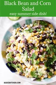 Black Bean And Corn Salad Recipe With Italian Dressing Summer Black Bean And Corn Salad Recipe Quick Vegetarian Meals